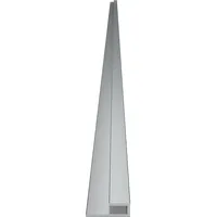Evenes Abschlussprofil für Duschrückwand Aluminium eloxiert matt 2550 mm