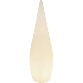 GLOBO Außen Stand Steck Lampe Veranda Deko Steh Leuchte Terrassen Strahler Tropfen-Form im Set inkl. LED Leuchtmittel