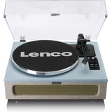 Lenco Plattenspieler »LS-440«, mit eingebauten Lautsprechern, blau