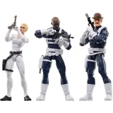 Hasbro Captain America Marvel Legends Actionfiguren 3er-Pack S.H.I.E.L.D. 15 cm