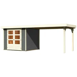 Karibu Gartenhaus Arnis 3,5 2,66 x 2,62 m Grau