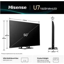 Hisense 50U7Q 50 Zoll MiniLED ULED 4K Smart TV