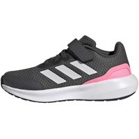 adidas RUNFALCON 3.0 EL K Sneaker, Grey six/Crystal White/Beam pink, 30