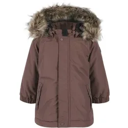 COLOR KIDS Kinder Funktionsjacke Parka w. fake, Marron, 86