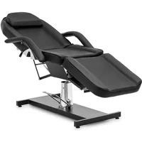 Physa Massageliege - Massagesessel, Kosmetikliege 180 x 58 x 67 78 cm 200 kg schwarz 360° drehbar hydraulischer Hubmechanismus