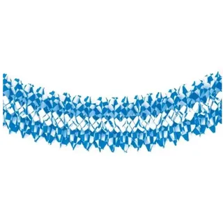 Papstar Großraumgirlande Papier Ø 25 cm 10 m Bayrisch Blau