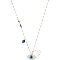 Swarovski Symbolica Anhänger Böser Blick Blau / Metallmix