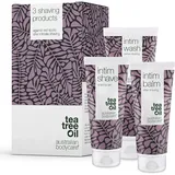 Australian Bodycare Intimrasur Set 200 ml Waschlotion, 100 ml Rasiergel & 100 ml Aftershave Balm