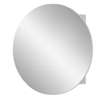 inn.furn Badezimmerspiegelschrank Relief 70 x 70 cm Weiß