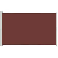vidaXL Seitenmarkise 180 x 300 cm Braun Polyester