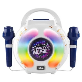 Wisam Karaoke-Set Zwei Mikrofone Bluetooth-Lautsprecher