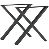 [en.casa] Tischgestell-Set Maribo 72 x 55 cm