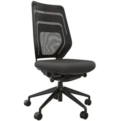 fm Büromöbel Bürostuhl »Asiento« ohne Armlehnen schwarz