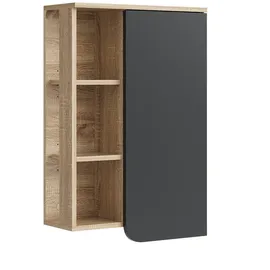 Vicco Karen Sonoma Anthrazit 50 x 75 cm Tür und Offenen Fächern