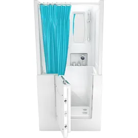 AcquaVapore Badewanne mit Tür 100 x 78 cm (S02D-B-L)