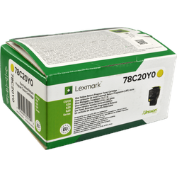 Lexmark Toner 78C20Y0  yellow