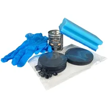 DACHPROTECT Schrauben Reparaturflicken 50 Stück Schwarz