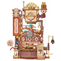 ROBOTIME ROKR 3D-Holz-Puzzle Murmelbahn Chocolate Factory