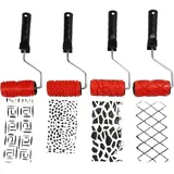 Creativ Company Musterwalzen 10 cm 4er Set