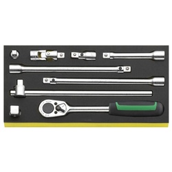 STAHLWILLE TCS 512/9 Betätigungswerkzeug Einlage 9 teilig Antrieb 12,5mm (1/2") - 96830603