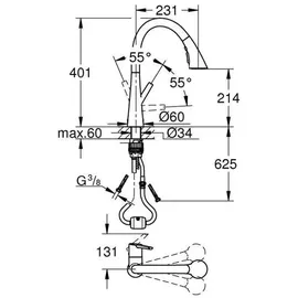 Grohe Zedra chrom 32294002