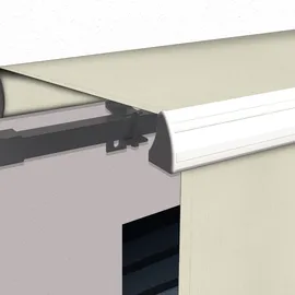 Eclipse Gelenkarmmarkise 2,5 x 2 m grau-weiß