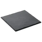 Gastro Spirit Servierplatte Schieferplatte 30 x 30 x 0,5 cm, schwarz, Schiefer, (Set, 6-tlg., 6er Set Naturschieferplatten), Dekoanwendungen schwarz