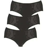 NINA VON C. Hüftslip 3 St. Schwarz 46