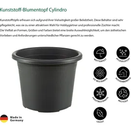 geli Cylindro Ø 50 x 50 cm Anthrazit
