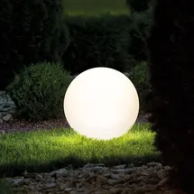 esotec Solarleuchte Kunststoff ⌀ 50 cm mit Fernbedienung mehrfarbig