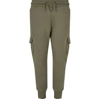 URBAN CLASSICS Kinder Jogginghose Boys Fitted Cargo in olive