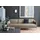 W.Schillig Couch Leder 3-Sitzer Braun