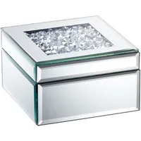 Schmuckbox DIAMANT (BHT 15x9x15 cm) - grau