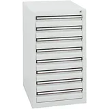 stumpf metall Stumpf Schubladenschrank Serie STS 410, 8 Schubladen lichtgrau (8x100mm)