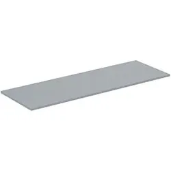 Ideal Standard Connect Air Holzkonsole E1147EQ 130,4x1,8x44,2cm, hellgrau glänzend/weiß matt