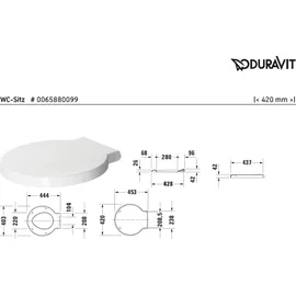 Duravit Starck 1 WC-Sitz Weiß