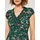 Apricot Maxikleid Blumenmuster Grün L