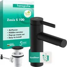 Hansgrohe Zesis S Einhandmischer Mattschwarz