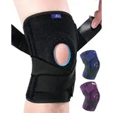 ABYON Kniebandage Verstellbare Knieorthesen mit Seitlichen Stabilisatoren und Patella-Gelpolstern für Männer Damen Knieschmerz, Meniskusriss, Arthritis, Gelenkschmerz (2XL/3XL)