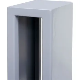 MCW Fahrradbügel MCW-J80, Fahrradständer Anlehnbügel, verzinkter Stahl Outdoor-pulverbeschichtet 87x10x13cm grau