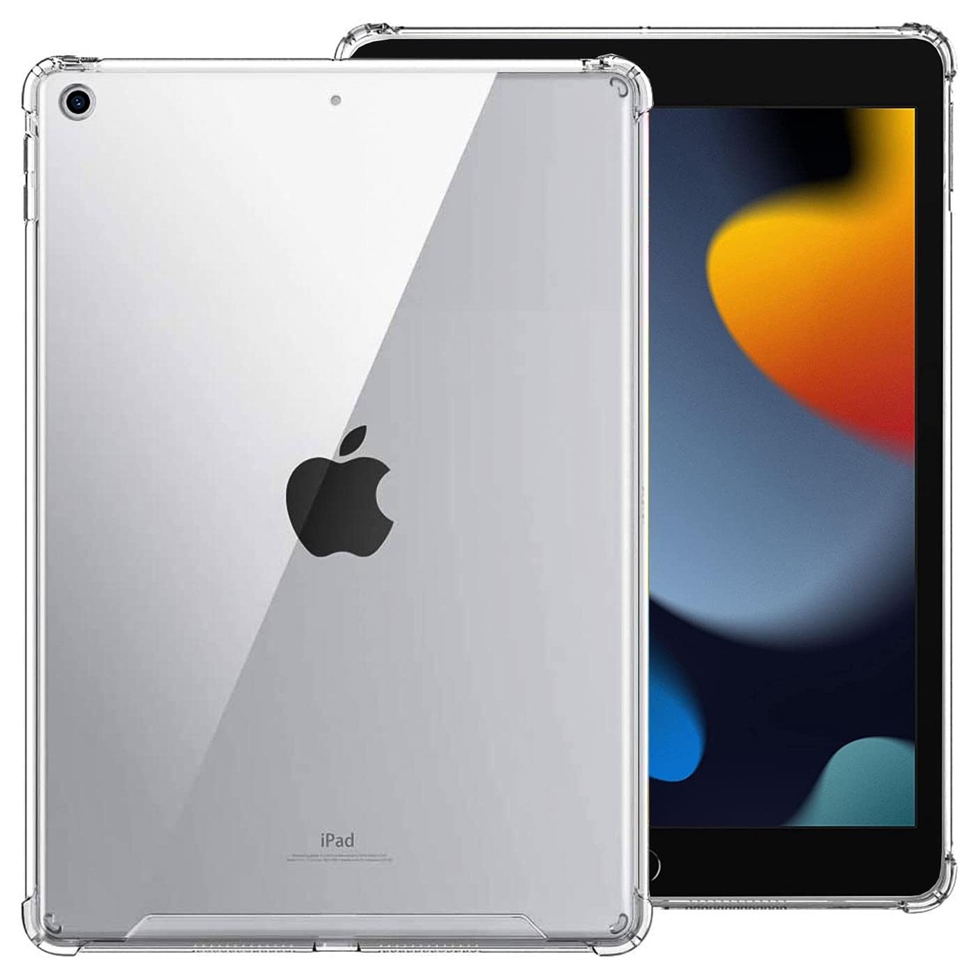 Verco ultraleichte Tablet-Hülle für iPad Mini 5 7.9 Zoll, (2019 Modell) Robustes Case verstärkter Kantenschutz Schutzhülle für Apple iPad Mini 5 Hülle Transparent