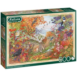 Jumbo Spiele Puzzle 11270 Anne Searle Herbsthecke 500 Teile Puzzle, 500 Puzzleteile bunt
