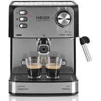 Haeger CM-85B.011A, Siebträgermaschine, Schwarz