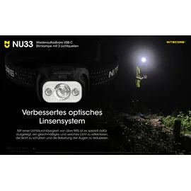 Nitecore NU33 Schwarz
