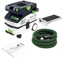 Festool CTL MINI I CLEANTEC Absaugmobil 10l Staubkl. L ( 574840) + Extra Nassfilter + Filtersäcke