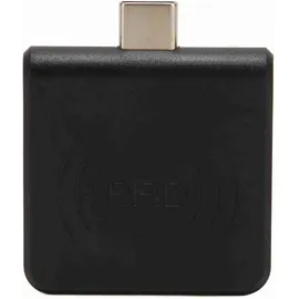 Dpofirs Smart Card Reader für Europameisterschaft 4100, 125 kHz RFID ID Handy Kartenleser mit Typ C, Kompatibel mit für für für für (Weiß)
