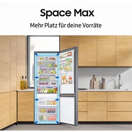 Samsung RB53DG703CS9EF RB6000D Kühl-Gefrierkombination (538 l, 2030 mm hoch, Edelstahl)