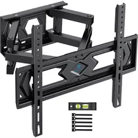 PERLESMITH TV Wandhalterung Schwenkbare Neigbare TV Halterung für Zoll Flach & Curved Fernseher oder Monitor bis zu 45kg VESA 400x4