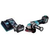 Makita GA 044 GT101 Akku Winkelschleifer 40 V max. 125 mm X-LOCK Brushless + 1x Akku 5,0 Ah + Ladegerät