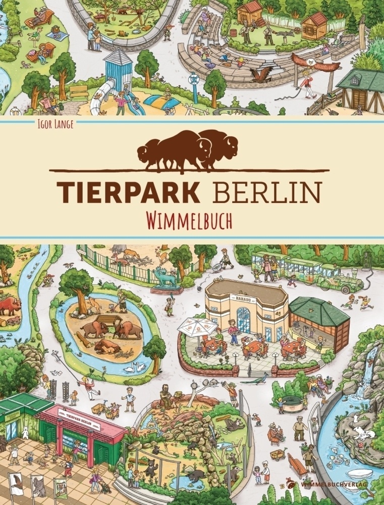Tierpark Berlin Wimmelbuch  Pappband